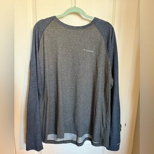 Men’s Columbia Long Sleeve Raglan Shirt XXL NWOT